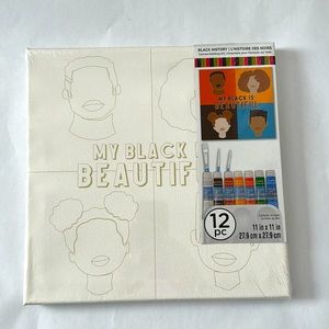 Black history, canvas painting kit